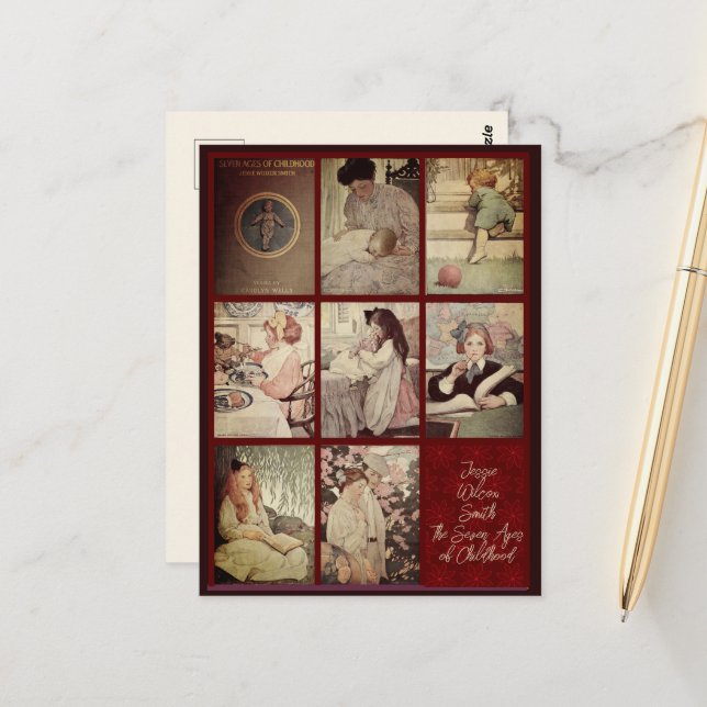 Jessie Wilcox Smith The Seven Ages of Childhood Po Postcard (Front/Back In Situ)