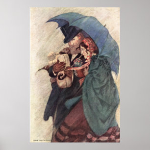 Jessie Willcox Smith - Jo and Professor Bhaer Poster