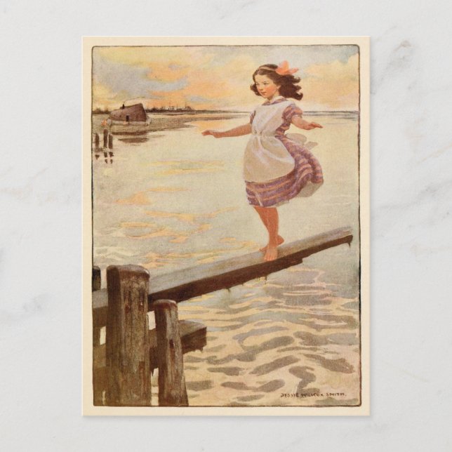 Jessie Willcox Smith Postcard Illustration (Front)
