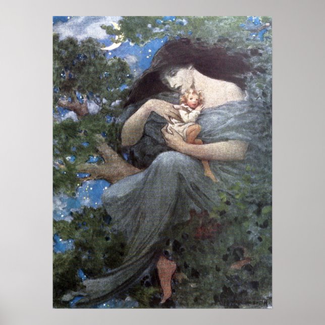 Jessie Willcox Smith - The Great Beech Tree Poster (Front)