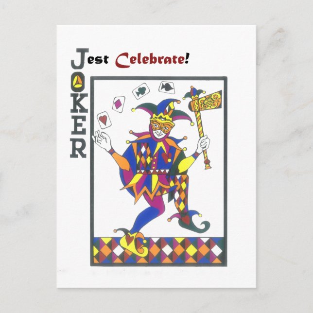 Jest Celebrate Postcard (Front)