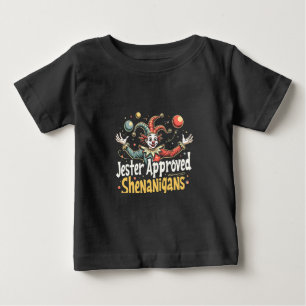 Jester Approved Shenanigans Circus Clown Baby T-Shirt