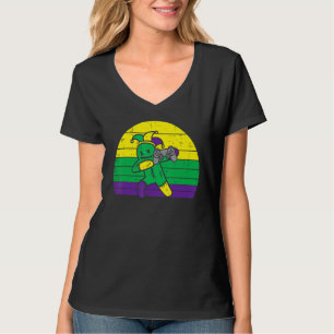 Jester Dab Game Controller Mardi Gras Video Gamer  T-Shirt
