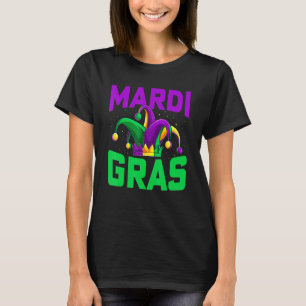 Jester Hat Carnival Mardi Gras Party Men Women 1 T-Shirt