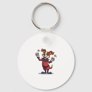 Jester Jack Russell Key Ring