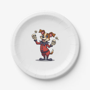 Jester Jack Russell Paper Plate