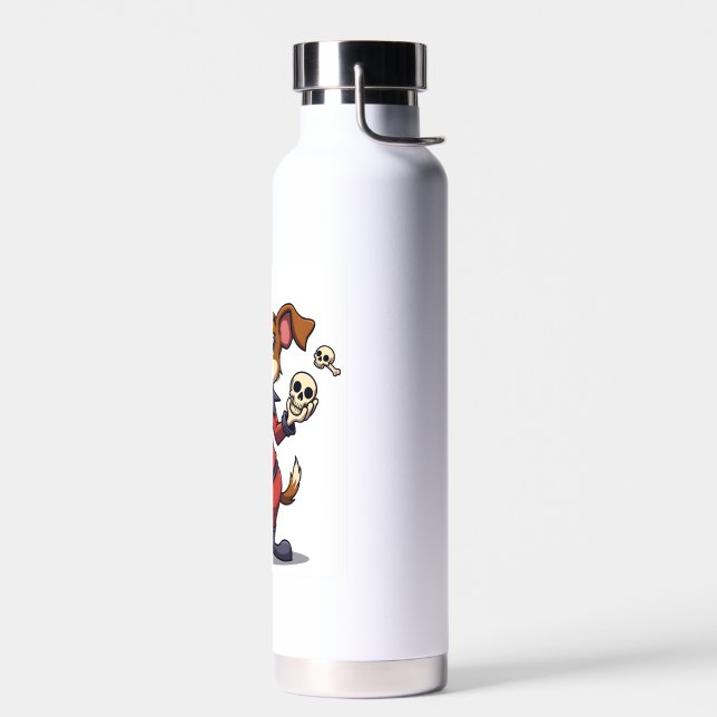 Jester Jack Russell Water Bottle (Left)