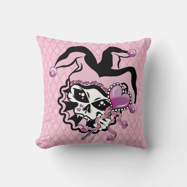 Jester of Hearts Cushion (Front)