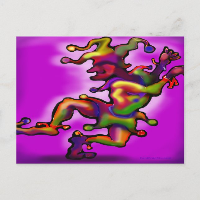 Jester Postcard (Front)