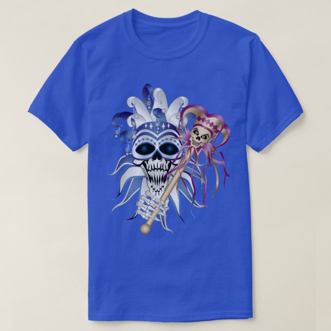 Jester Skull T-Shirt (Design Front)