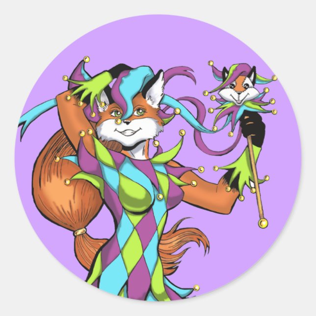 Jester Sticker (Front)