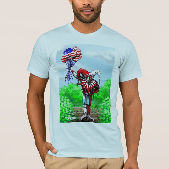 jester w-balloons T-Shirt (Front)