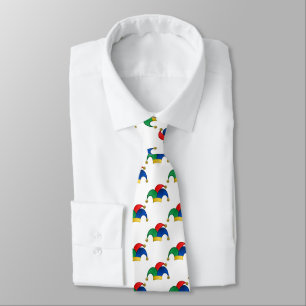Jesters Hat April Fool's Day Tie