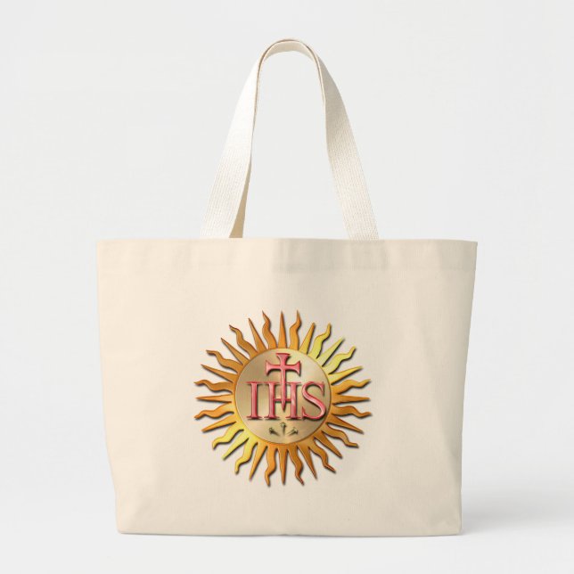 Jesuit Seal Large Tote Bag (Front)