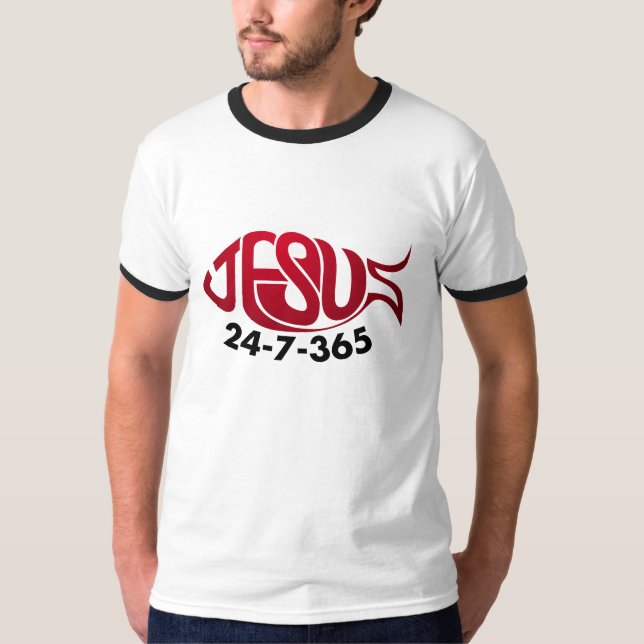 Jesus24-7-365 T-Shirt (Front)