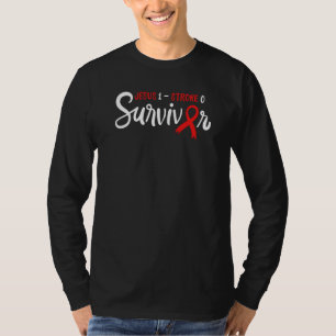 Jesus 1 Stroke 0 Survivor Religious Stroke Attack T-Shirt