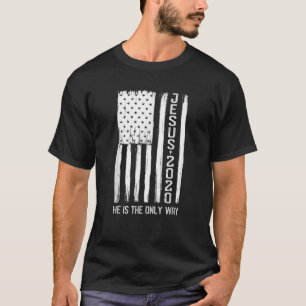Jesus 2020 American Flag Vintage T Shirt