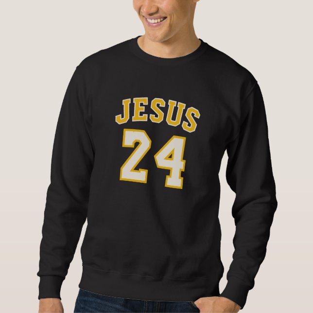 JESUS - 24 - Christian Sweatshirt (Front)