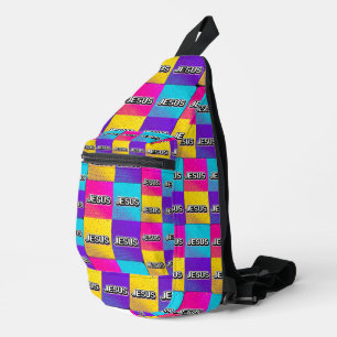 JESUS - 4 Square Sling Bag