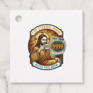 Jesus 9999 Unread Emails Inbox Zero Office Humor_1 Favour Tags