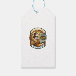 Jesus 9999 Unread Emails Inbox Zero Office Humor_1 Gift Tags