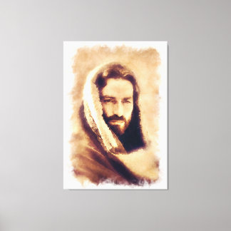 Jesus AA Stretched Canvas Print
