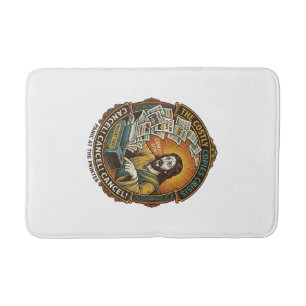 Jesus Accidental 100 Colour Copies Printer Mistake Bath Mat