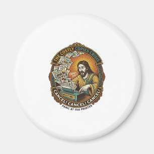 Jesus Accidental 100 Colour Copies Printer Mistake Magnet