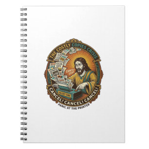 Jesus Accidental 100 Colour Copies Printer Mistake Notebook