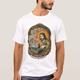 Jesus Accidental 100 Colour Copies Printer Mistake T-Shirt
