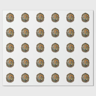 Jesus Accidental 100 Colour Copies Printer Mistake Wrapping Paper