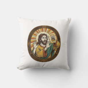 Jesus Accidental Front Camera Double Chin Selfie E Cushion