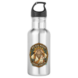 Jesus Accidental Video On Bedhead Morning Meeting 532 Ml Water Bottle