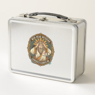 Jesus Accidental Video On Bedhead Morning Meeting  Metal Lunch Box