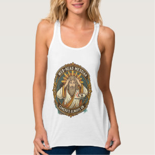 Jesus Accidental Video On Bedhead Morning Meeting Singlet