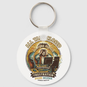 Jesus Accidentally Closed All Browser Tabs Panic T Key Ring