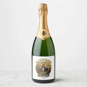 Jesus Accidentally Closed All Browser Tabs Panic T Sparkling Wine Label
