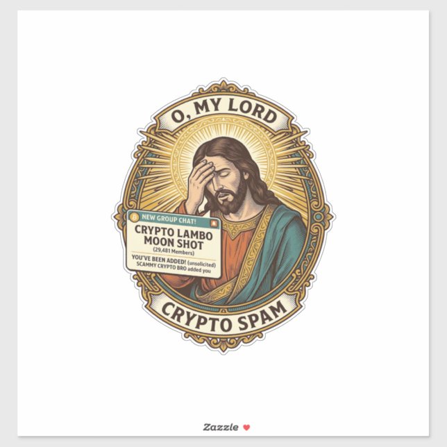 Jesus Added Spam Crypto Group Chat Annoyance Humou (Sheet)
