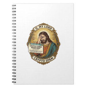 Jesus Added Spam Crypto Group Chat Annoyance Humou Notebook