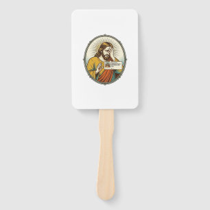 Jesus Added To Story Instead Direct Message Social Hand Fan