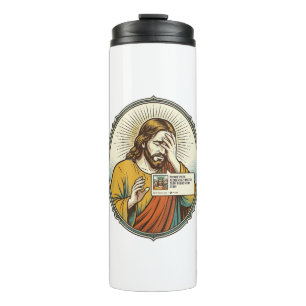 Jesus Added To Story Instead Direct Message Social Thermal Tumbler