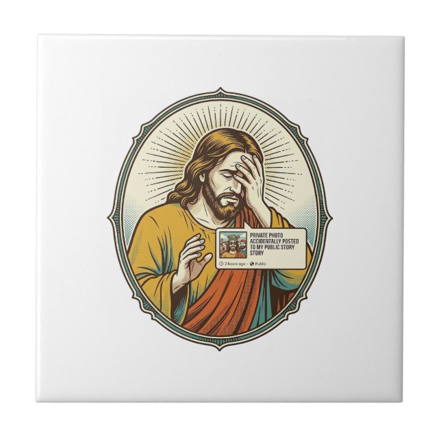 Jesus Added To Story Instead Direct Message Social Tile (Front)