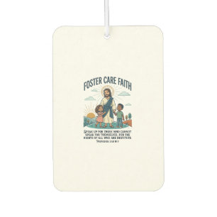 Jesus Adoption Foster Care Graphic Tee Christian A Car Air Freshener