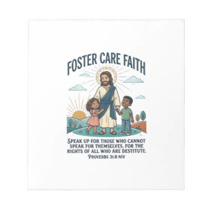 Jesus Adoption Foster Care Graphic Tee Christian A Notepad