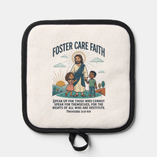 Jesus Adoption Foster Care Graphic Tee Christian A Pot Holder