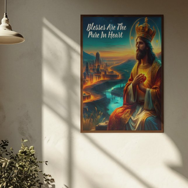 Jesus Adorned With a Majestic Crown Poster (Creator Uploaded)