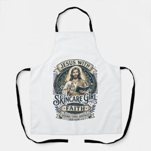 Jesus Aesthetician Skincare Vintage Shirt Christia Apron
