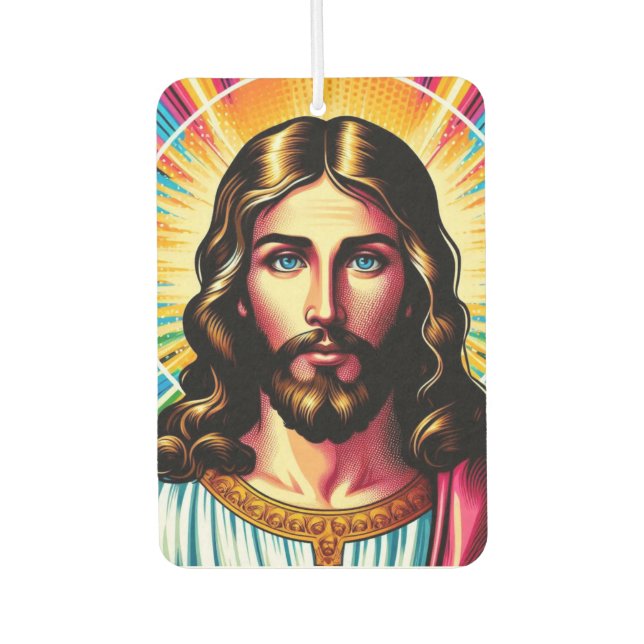 Jesus air freshener! car air freshener (Front)