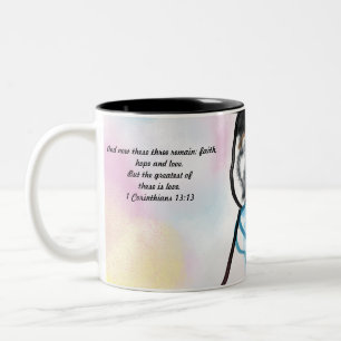 Jesus all thing Two-Tone coffee mug