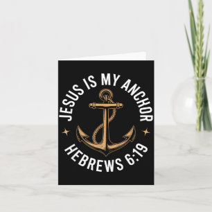 Jesus Anchor Hebrews 619 Bible Bible Verse Card